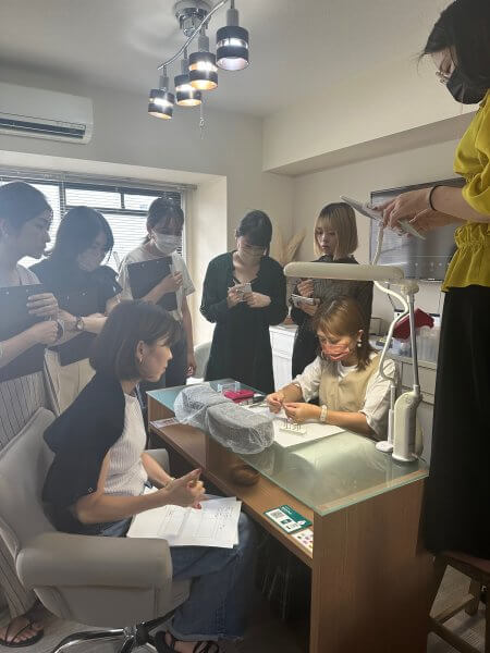 フィルイン研修を行いました＠千葉｜ネイルサロン開業・経営ならビオネイル