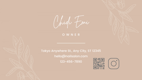 初めてのサロン開業！名刺には何を書いたらいいの？｜ネイルサロン開業・経営ならビオネイル