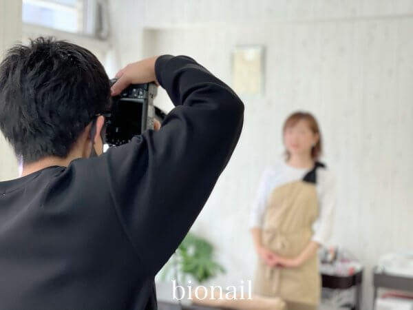 【サロン撮影】プロのフォトグラファーによる撮影を行いました｜ネイルサロン開業・経営ならビオネイル