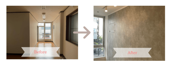 大変身！【ネイルサロン内装ビフォーアフター！】事例追加｜ネイルサロン開業・経営ならビオネイル